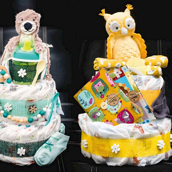 Plenkový dort: Originální dárek k&nbsp;narození miminka