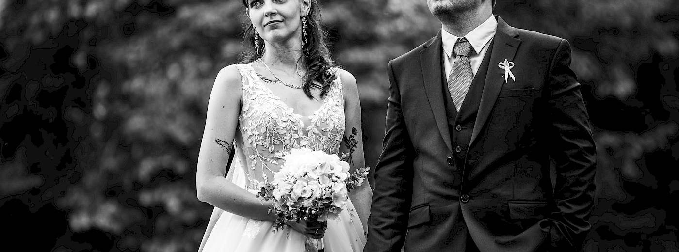 Svatební fotografování Denisy a&nbsp;Jardy na Zámku v Nečtinech